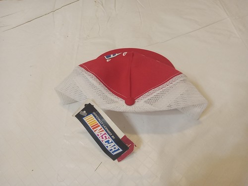 NWT Red Winston Cup Trucker Hat Cap 1994 Daytona 500 USA Mesh F03E - Picture 4 of 5