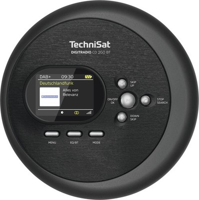 Technisat DIGITRADIO CD 2GO DAB+/BT Schwarz