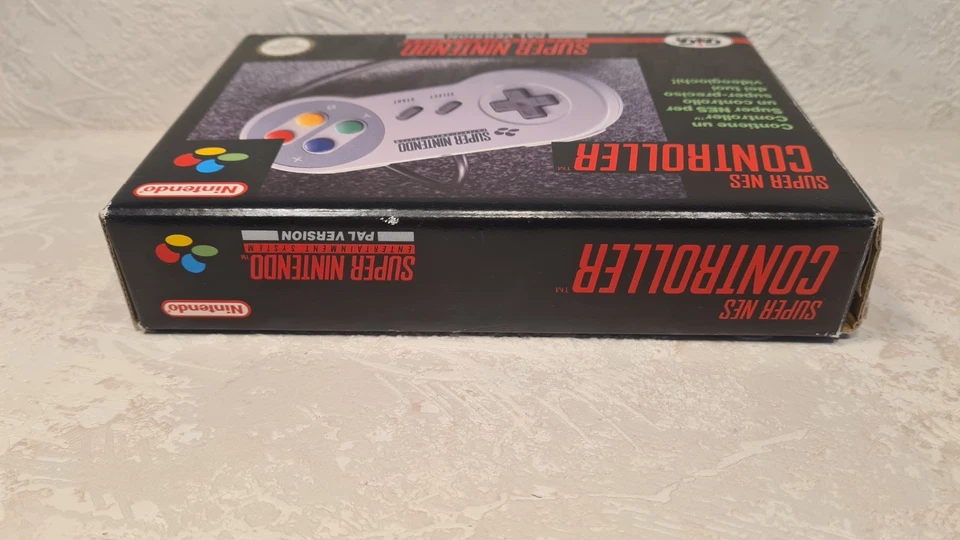 super nintendo snes controller pal Ita gig – originale – completo box e manuale - Immagine 3 di 4