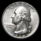 1934-D Washington Quarter Silver ---- Stunning Coin ---- #PP520