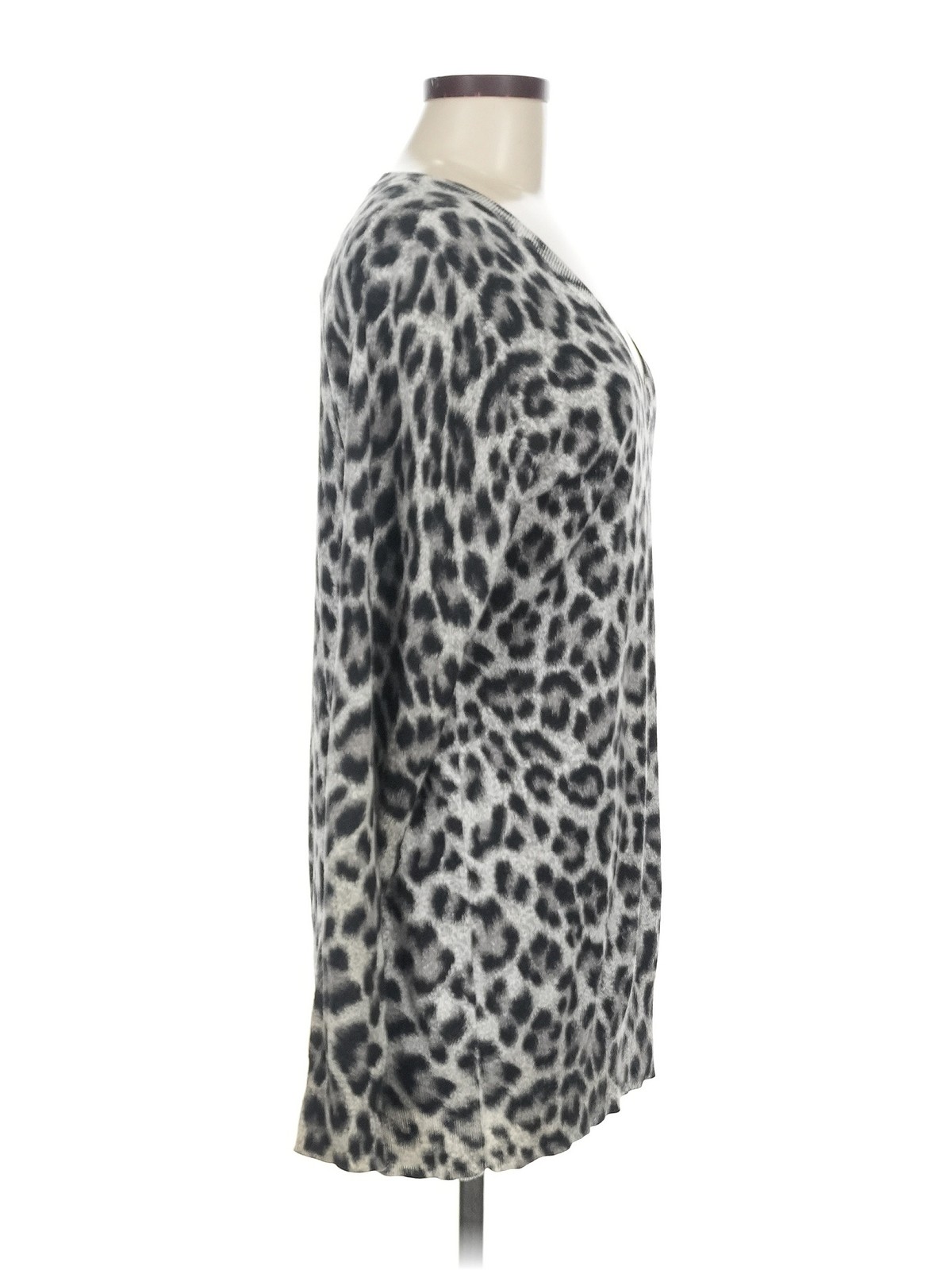 MICHAEL Michael Kors Women Silver Pullover Sweater M thumbnail 3