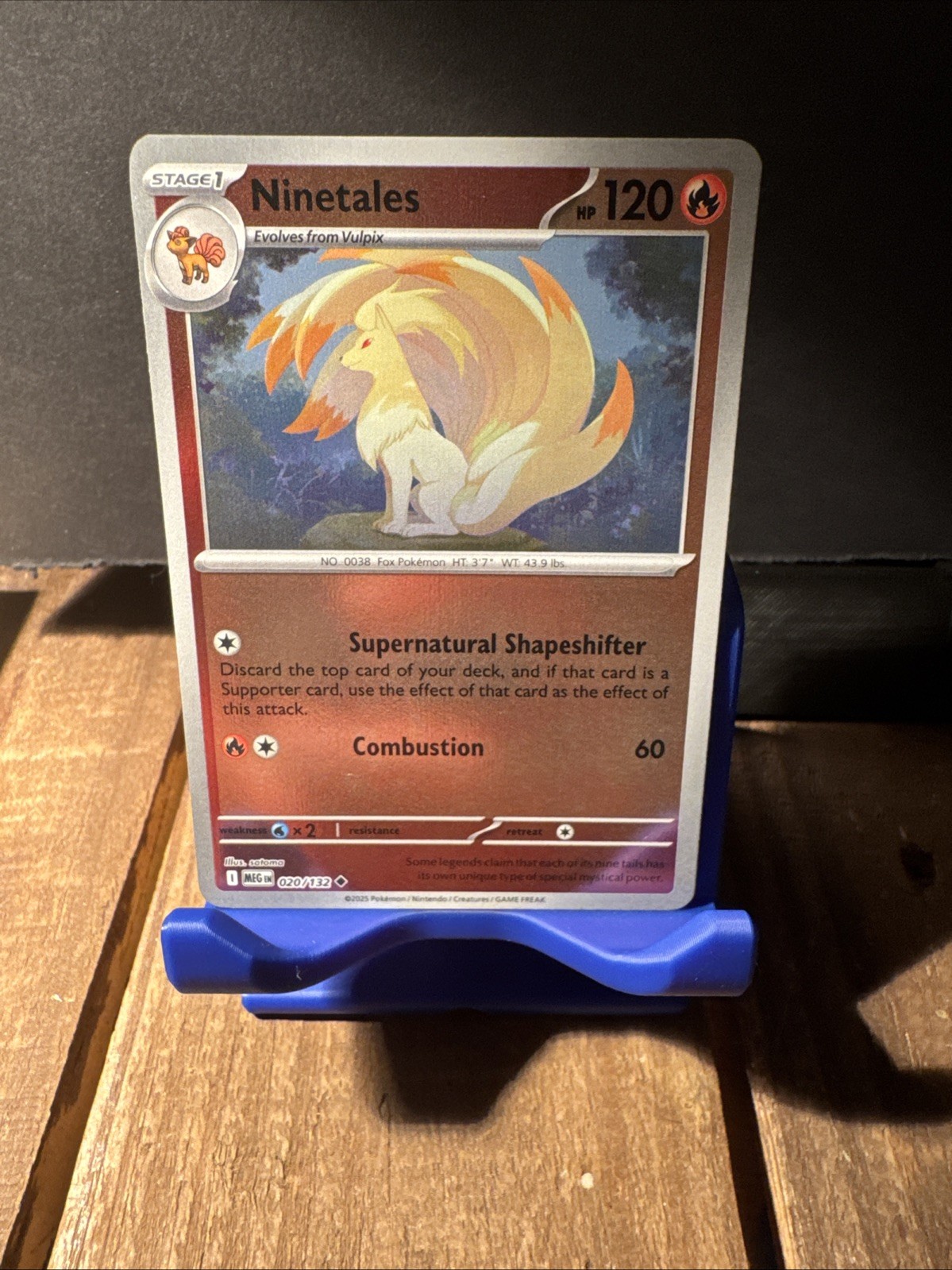 Ninetales 020/132 Reverse Holo  - Pokemon Mega Evolution