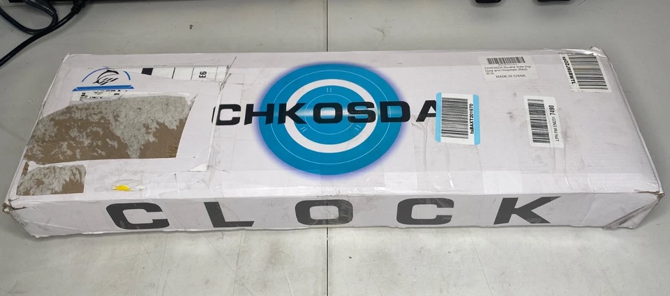 28.5in Double Sided Digital Wall Clock, Multifunctional Led Large Clock with Tim - Image 4 of 4