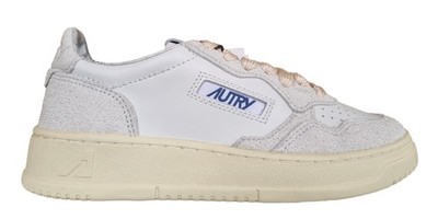 Autry Medalist Damen Schuhe Sneaker Leder und Wildleder AULW TA01 Weiß