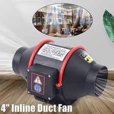 4'' Silent Exhaust Inline Duct Fan Ventilation Blower Fan Air Circulatio 310 CFM