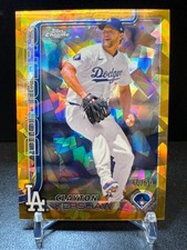 2025 Topps Chrome Sapphire Clayton Kershaw Gold Base 40/50 - Dodgers