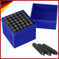 Schlagzahlen Set 36 StüCk 8Mm Metall Buchstaben A-Z Zahlen 0-9 FüR Stempeln