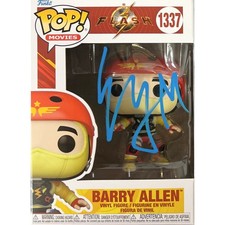Ezra Miller autographed signed Funko Pop #1337 JSA COA The Flash DC
