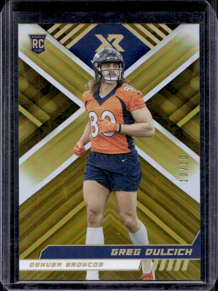 Greg Dulcich Panini XR #147 Gold