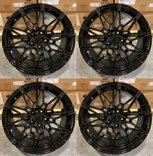 19x8 35 Wheels For Bmw 328 330 335 Z4 F10 5 Series 19 5x120 72.6 Gloss Black
