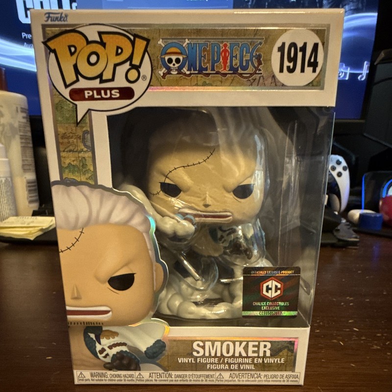 Funko Pop! Plus One Piece Smoker Vinyl Figure #1914 Chalice Exclusive