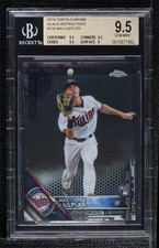 2016 Topps Chrome Black Refractor Max Kepler #138 BGS 9.5 GEM MINT 0m0