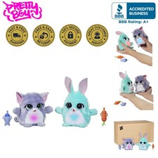 Fuzzalots Color Change Pets with Sounds - Interactive Bunny  Kitty for Playtime