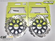 Galfer dischi freno anteriori ondulati rotori onda Suzuki GSXR 1000 K3 K4 