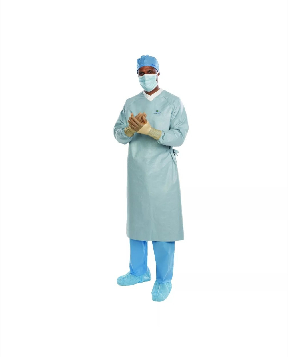 32X HALYARD Aero Chrome AAMI LV4 XXL Breathable Performance Surgical Gown Level4