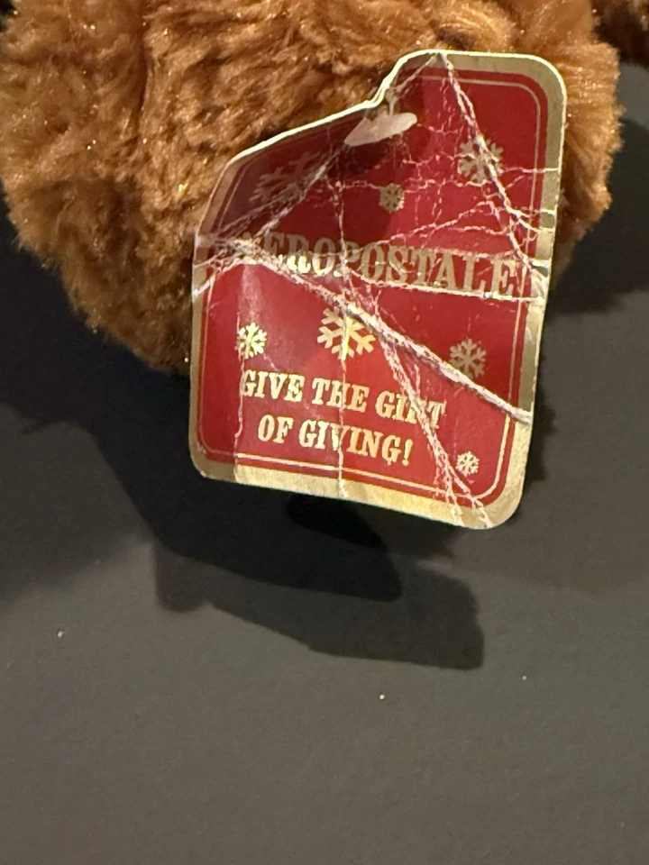 Brinquedo de pelúcia Aeropostale 16" ursinho de pelúcia marrom animal - Imagem 2 de 3