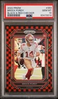 2022 PANINI PRIZM BROCK PURDY 353 BLACK & RED CHECKER BOARD PSA 10 GEM POP 20 RC