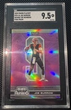 Panini 2020 Joe Burrow Pink Prizm BTN-24 SGC 9.5 Cincinnati Bengals  pop 3!! 
