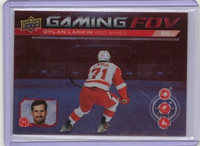 2024-25 Upper Deck Series 1 - Gaming Fov Dylan Larkin #GFOV-1