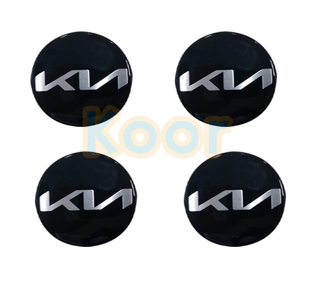 New BLACK Wheel Center Hub Cap 52960-R0100 4p for Kia Sportage Telluride 2023