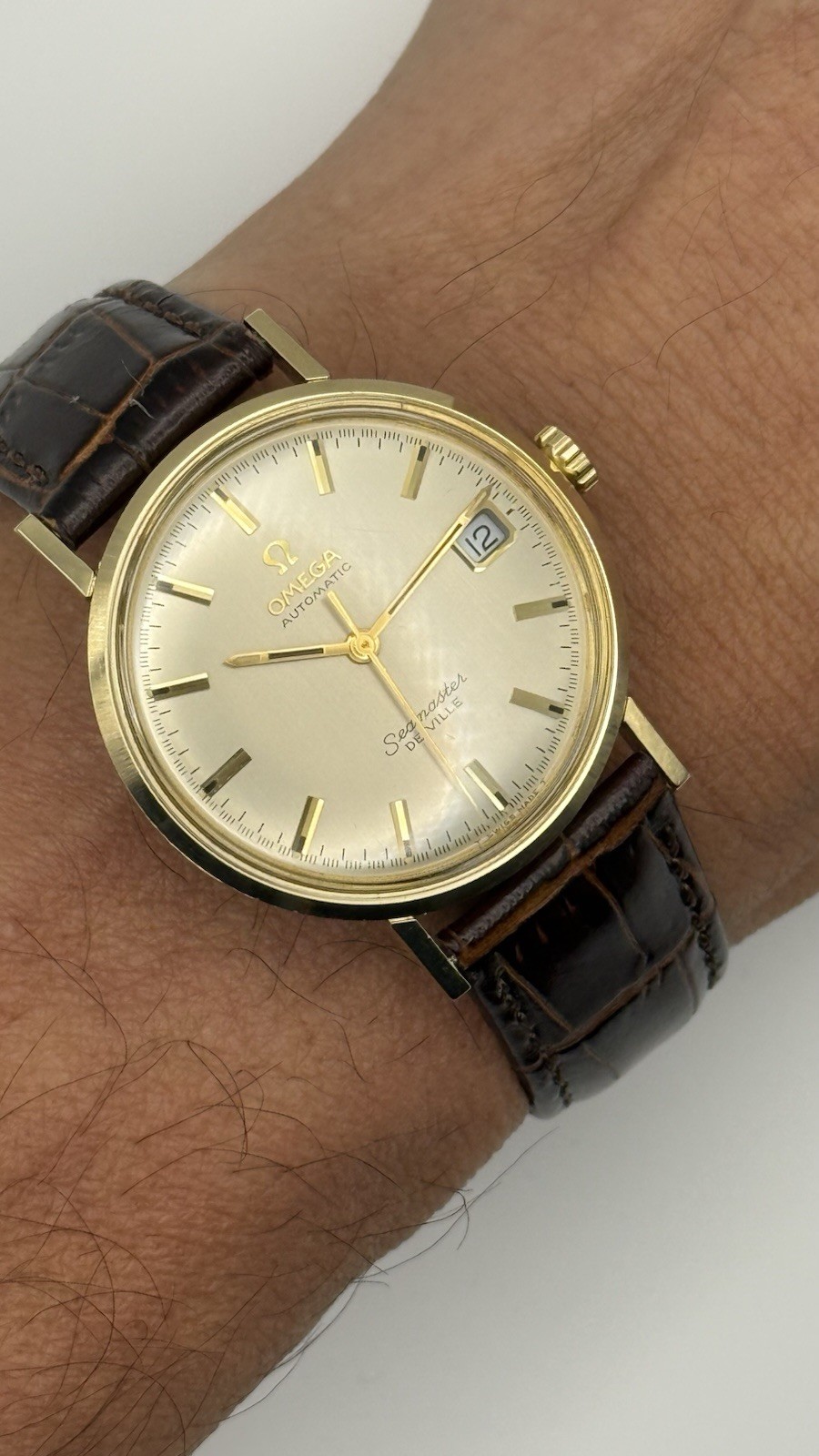 Omega Seamaster DeVille Automatic, solid 14k gold… - image 10