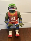 Donatello Vintage 1992 13" Ninja Turtles Giant Slam Dunkin #23 Basketball Figure
