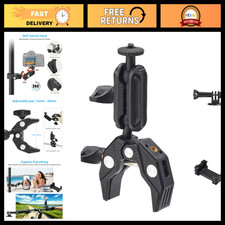 360  Ball Head Magic Arm  Super Clamp - Dual Mount Adapter for DSLR, GoPro, LED