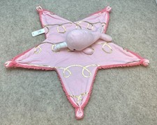 Cloud Island  Pink Narwhal  Baby Security Lovey