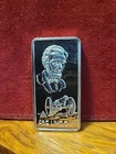 1 OZ 16th PRESIDENT ABRAHAM LINCOLN SILVER ART BAR .999 FINE SILVER