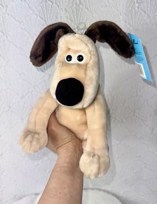 Vintage Wallace & Gromit Dog Plush 10 Inch 1989 Born To Play Sitting Puppy W Tag