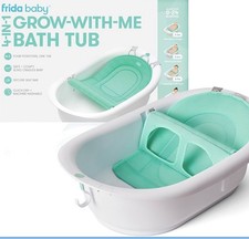 Frida Baby 4-in-1 Grow-with-Me Baby Bathtub, Baby Tub from Newborns to Toddler