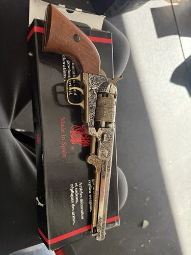 1851 .22 Colt Navy Revolver Civil War PROP (Orange Plug, Full Action) Denix