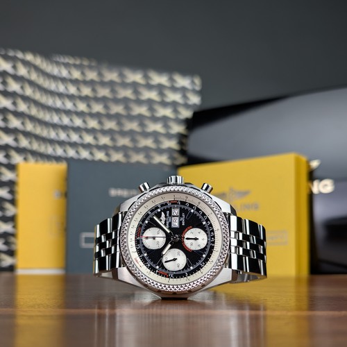 Box & Papers Black Dial Breitling Bentley GMT A13363