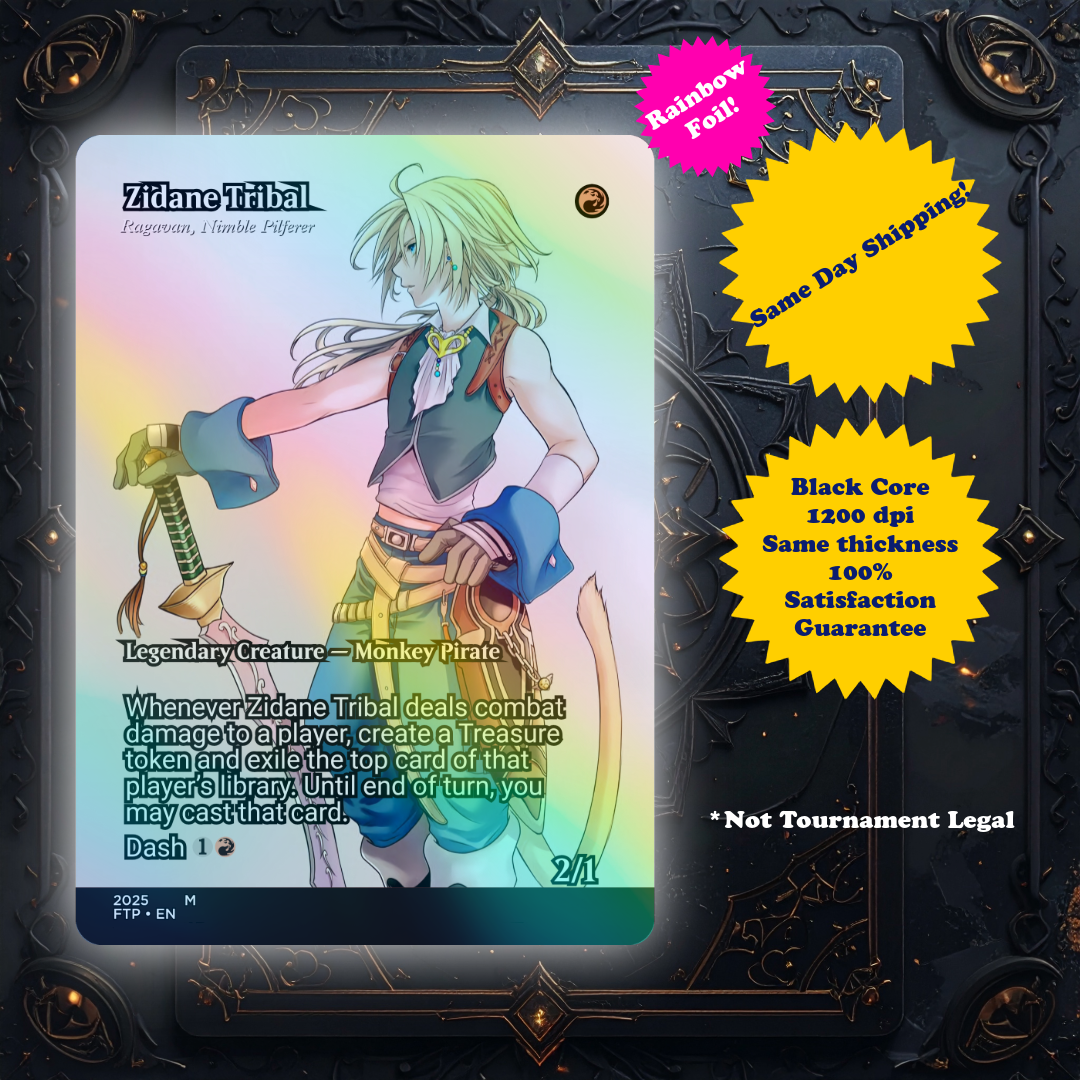 mtg final fantasy ragavan Zidane Tribal main image 1