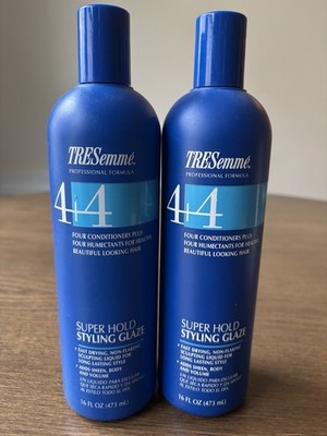 Tresemme Four Conditioners Plus 4+4 SUPER HOLD STYLING GLAZE 16 oz  - A0 Lot/2