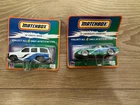 Lot Of 2 Vintage 1999 Matchbox 1997 Chevy Tahoe & Corvette Taco Bell