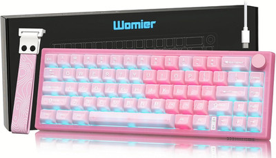 60% Keyboard QMK/VIA, Pink Gaming Mechanical Keyboard Creamy | Hot