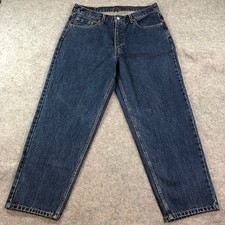 Levis 560 Mens Jeans 36x30 fits 36x29 Tapered Blue Dark Wash Relaxed Fit