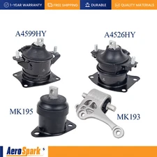 4PC Engine Motor & Transmission Mount for 2005-2008 Acura RL V6 3.5L AUTO