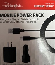 Rocketfish Mobile Power Pack For Nintendo Switch  Switch Lite - Black