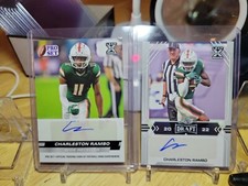 2️⃣🟩🟧2022 CHARLESTON RAMBO ROOKIE AUTOS PROSET  &  LEAF DRAFT MIAMI HURRICANES