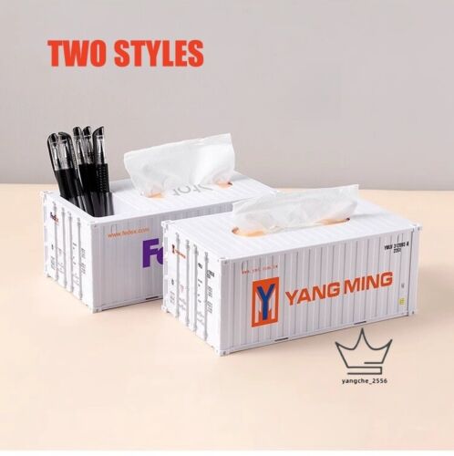 1:28 Industrial Shipping Container Tissue Box ABS Napkin Paper Container Kitchen - Picture 3 of 38