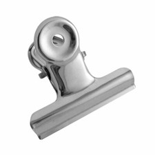 4 Pcs Office Stationeries File Round Metal Binder Clips