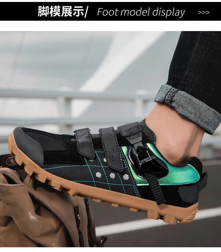 Scarpe da ciclismo uomo alta qualità alpinismo ghiaia strada bici sneakers - Foto 20 di 29