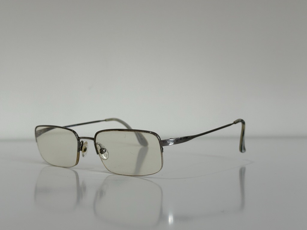 K　レイバン Ray Ban RB 8632 1000 Half Rim Gunmetal Titanium Eyeglasses Frame