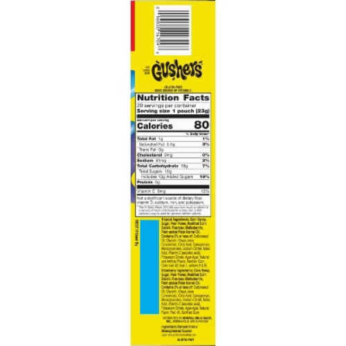Fruit Gushers 2 Pack/16oz/20ct Each Fruit Snacks Strawberry/Tropical - Picture 6 of 6