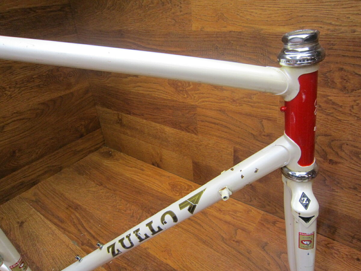 VINTAGE ZULLO COLUMBUS SLX LUGGED STEEL ROAD BIKE FRAME SET VINTAGE ZULLO COLUMBUS SLX LUGGED STEEL ROAD BIKE FRAME SET