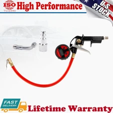 Heavy Duty 150 PSI Digital Pressure Gauge With Tire Inflator Lock-On Air Chuck