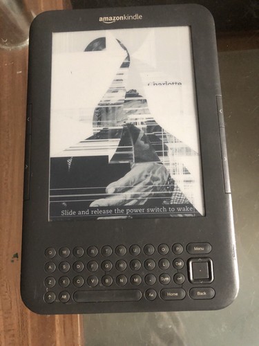 Amazon Kindle 3 e-reader D00901- Screen Not Turning On -Pls See Item Description - Picture 2 of 20