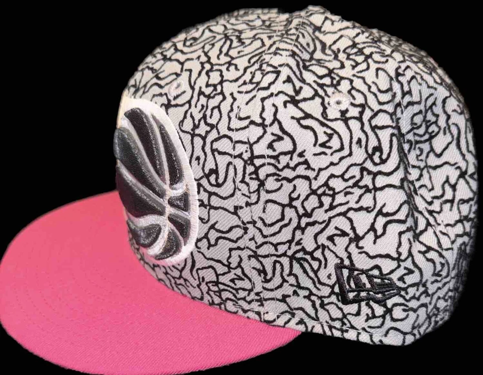 New era 7 1/2 59 fifty Orlando Magic Hat To Match Elephant Print Foamposites - Image 2 of 4